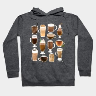 Types of Coffee Hoodie